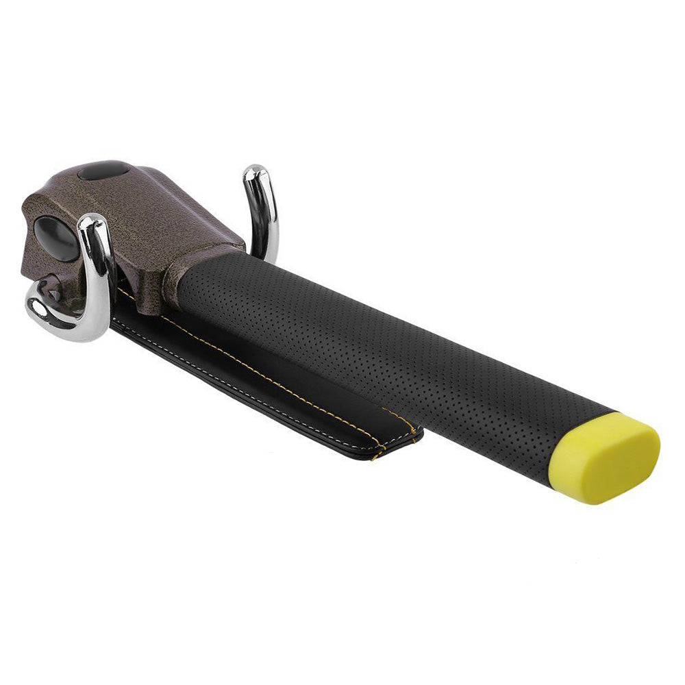 Universal Steering Wheel Lock Anti Theft Device for Cars-Black