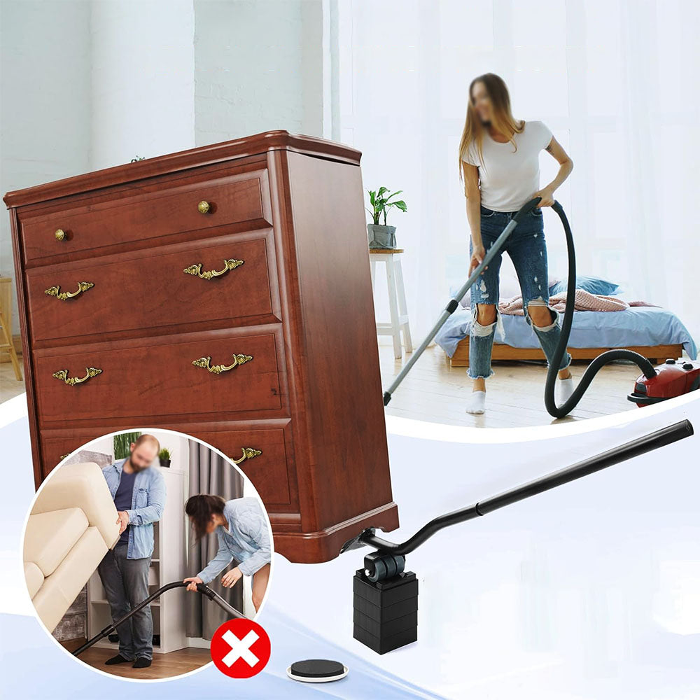 Furniture Lifter Tool Set with 8 Sliders Reusable Moving Pads
