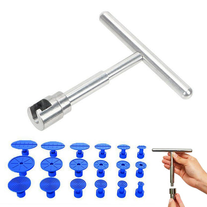19PCS Car Dent Remover Repair Kit With T Slide Hammer Paintless Dent Puller For Car Body