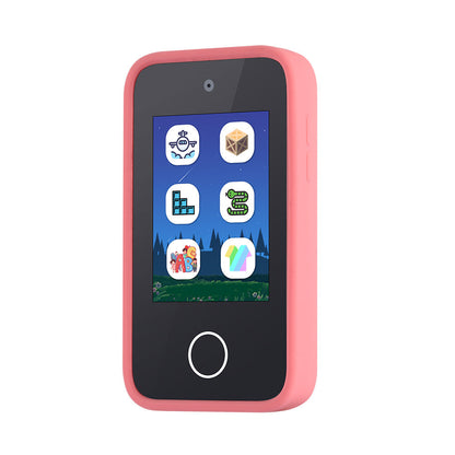 Kids Dual Camera Smart Phone Toys Touchscreen Cell Phone Learning Toy Pink
