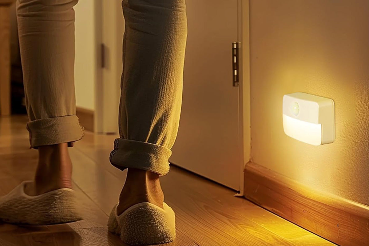 6Pcs Motion Sensor Stair Light Indoor Step Lights for Bedroom Under Cabinet Kitchen