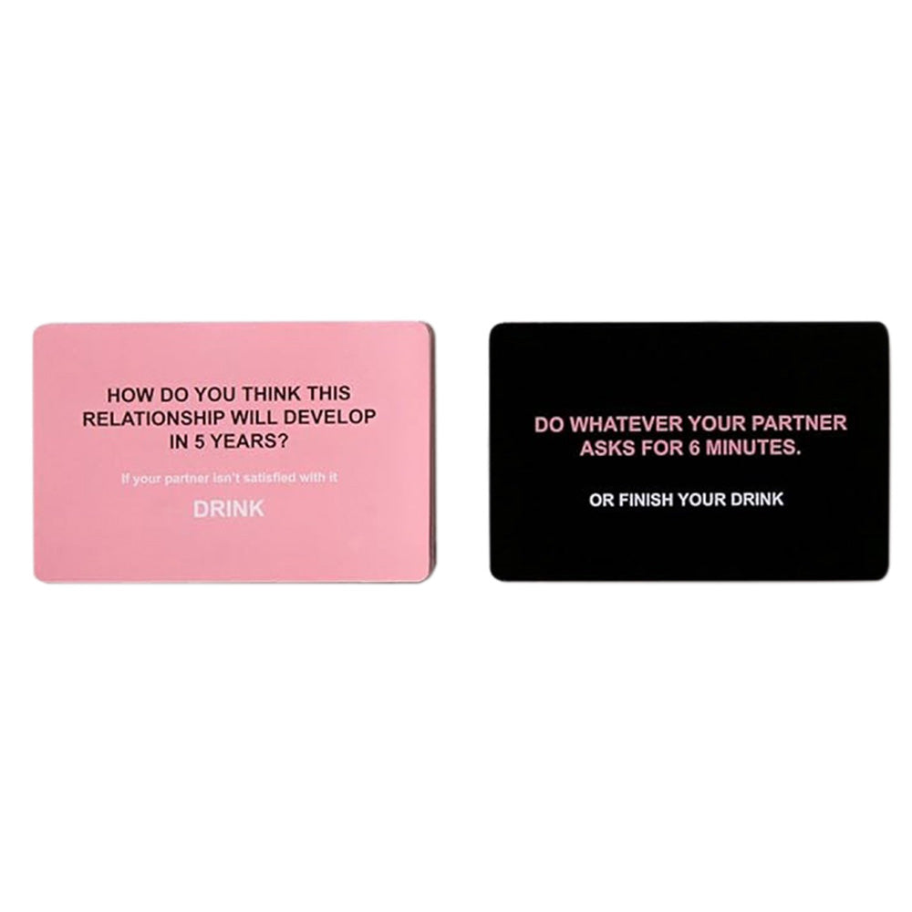 Drunk Lovers Couples Drinking Game For Date Night With 54 Game Cards