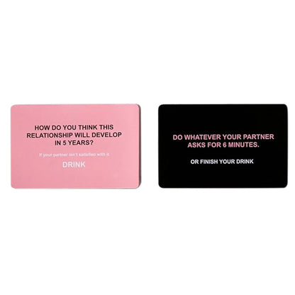 Drunk Lovers Couples Drinking Game For Date Night With 54 Game Cards