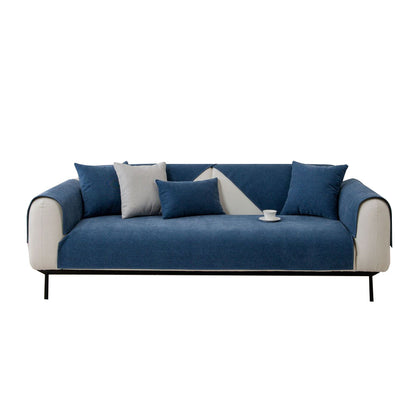 Anti-slip Sofa Couch Cover Slipcover Sofa Protective Cover Blue