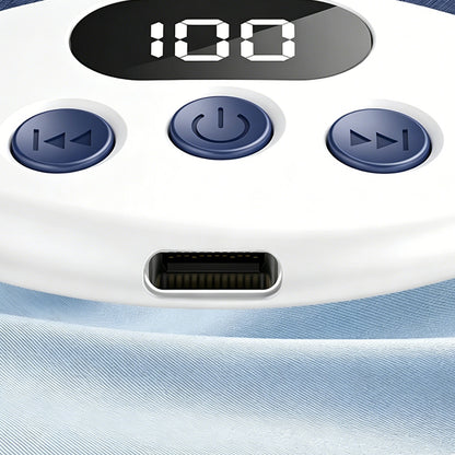 Under Pillow Bluetooth Sleep Speaker Wireless Bone Conduction Pillow Speaker-Blue