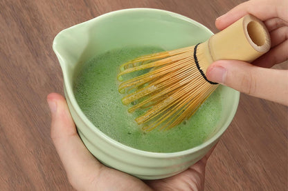 5Pcs Matcha Set Whisk Bowl Spout Scoop Green