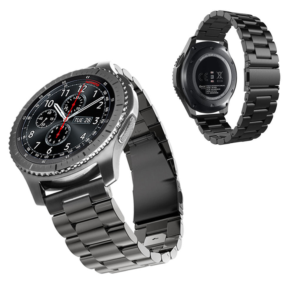 Stainless Steel Replacement Band for Samsung Gear S3 Strap-Black