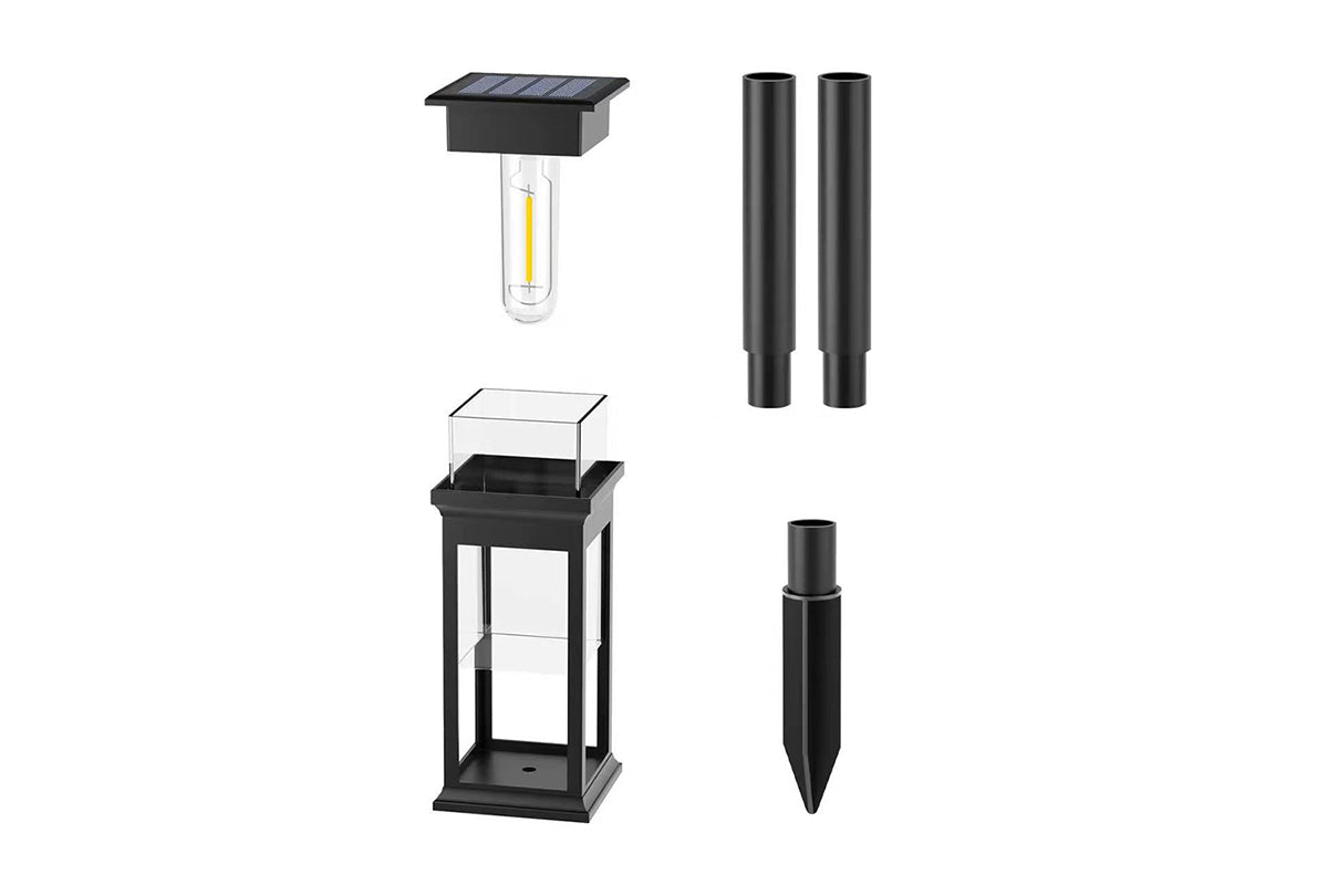 Solar Pathway Lights Waterproof 4 Pack Landscape Lights for Walkway Lawn Decor