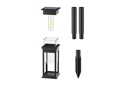 Solar Pathway Lights Waterproof 4 Pack Landscape Lights for Walkway Lawn Decor