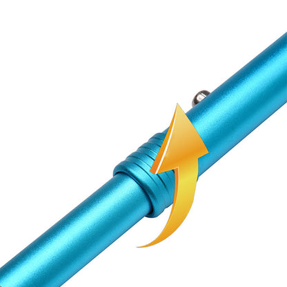 Foldable Lightweight Adjustable Aluminum Alloy Walking Stick-Blue