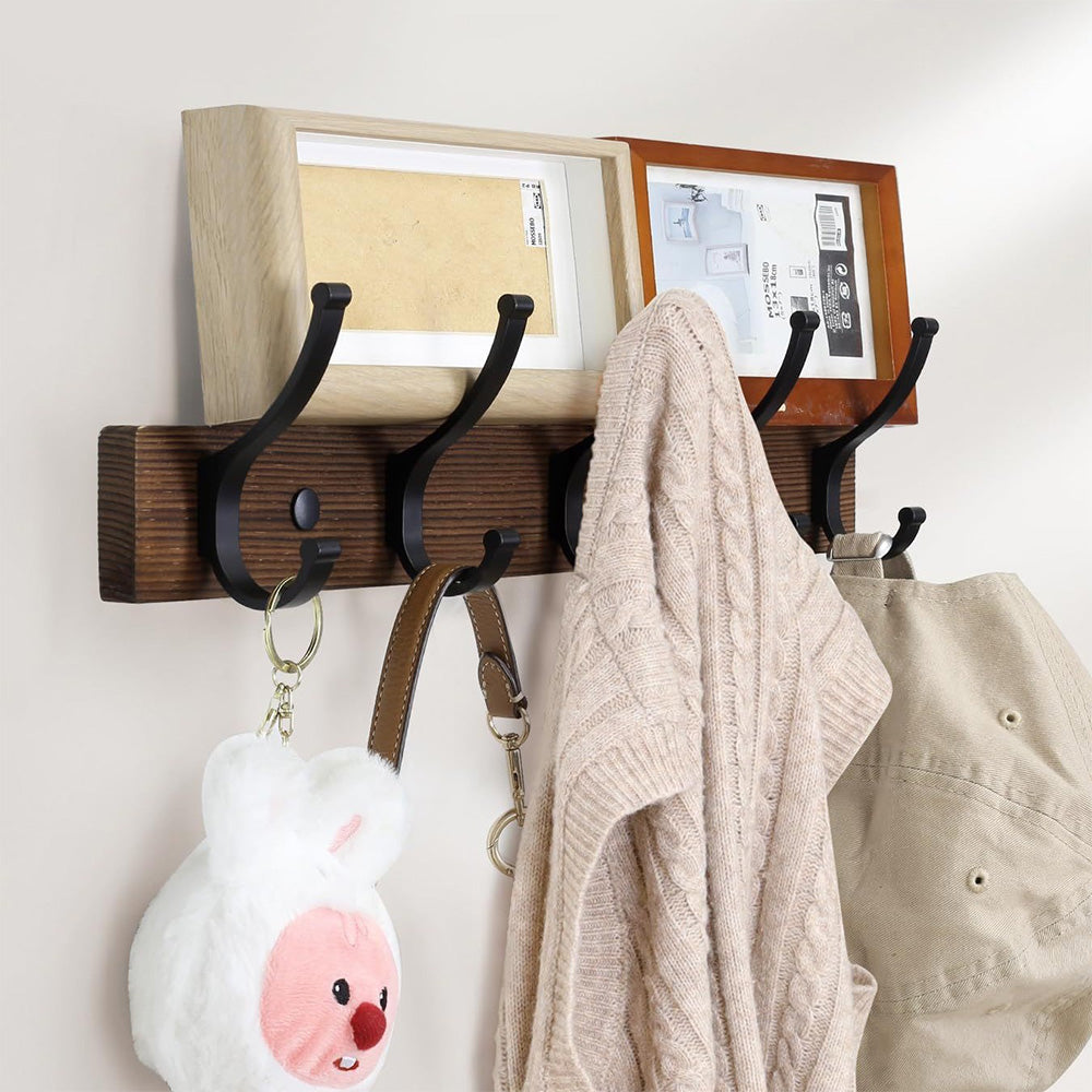 Wall Mounted Coat and Hat Rack