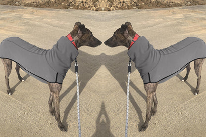 Dog Jumper Fleece Vest Sweater Stretch Sweatshirt - Grey