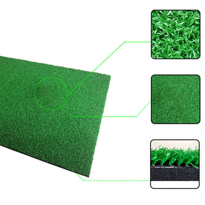 Golf Hitting Mat Practice Outdoor 30x60cm Long and Short Grass Turf