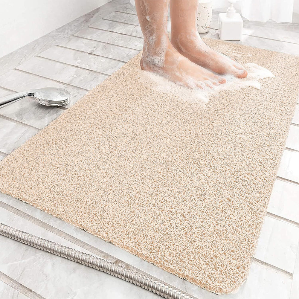 Non Slip Shower Mat with Drainage Holes Bath Mat Bathroom Floor Mat 40x60cm
