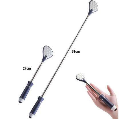 Extendable Back Scratcher Telescopic Itch Reliever for Back Neck and Feet-Purple