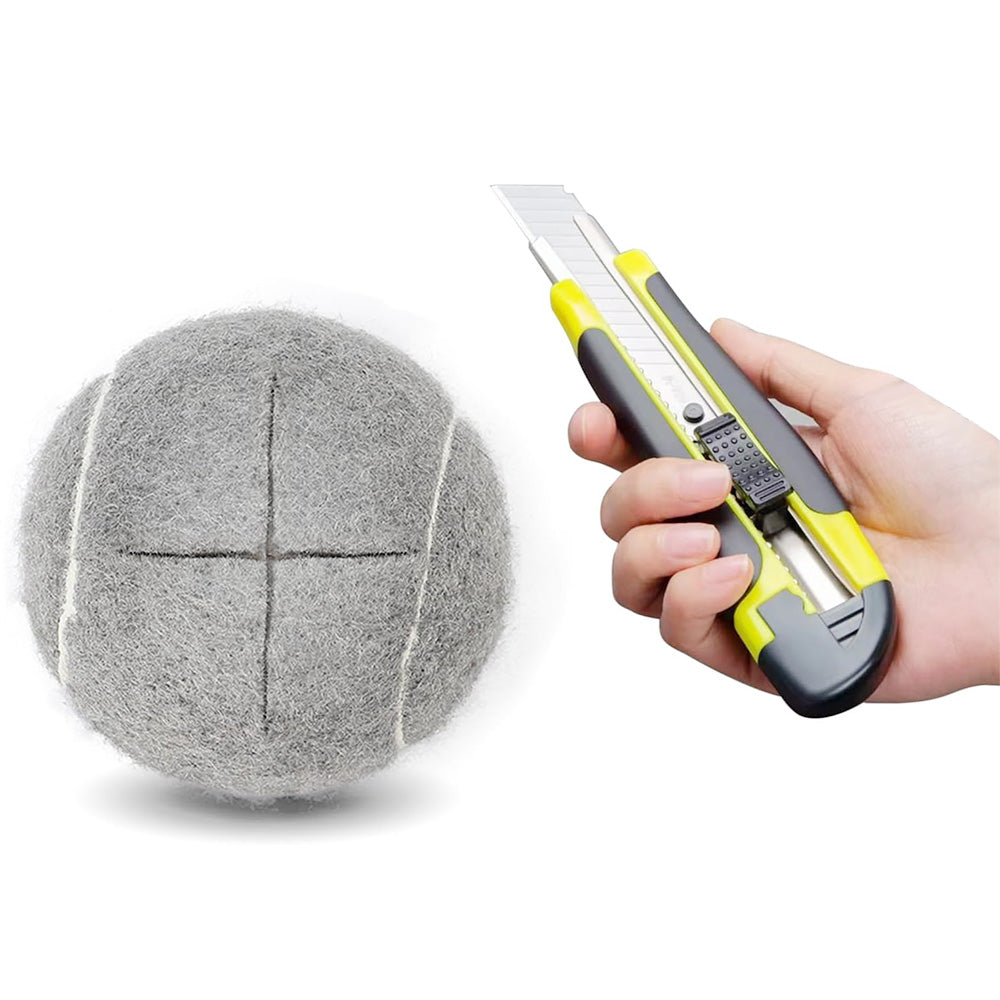 4PCS Walker Tennis Balls Universal Precut Glide Balls For Furniture Legs Walker-Grey