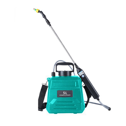 5L Multipurpose Electric Garden Sprayer with Shoulder Strap Rechargeable Farm Garden Sprayer Green