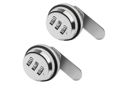 2 Piece 3 Digital Code Combination Cam-Lock - Silver