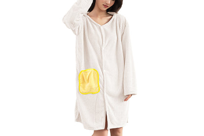 Absorbent Wearable Hooded Surf Poncho Quick-Dry Blanket Towels For Swiming Surfing Aquatics-White