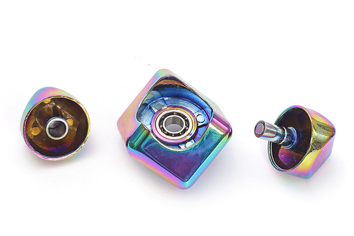 2Pcs Fidget Spinner Toys Cube Infinity Cube Anxiety Fidget Sensory Toy for Adults