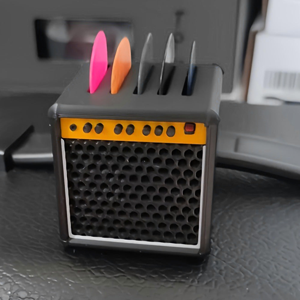 Guitar Pick Holder Box Amplifier Speaker Style Guitar Pick Display Holder For Guitar Players