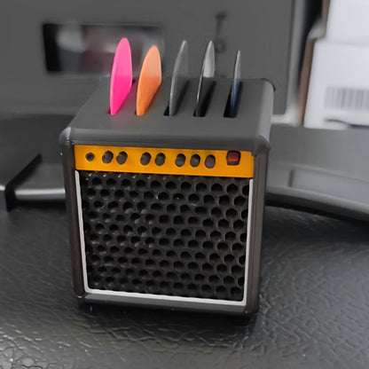Guitar Pick Holder Box Amplifier Speaker Style Guitar Pick Display Holder For Guitar Players