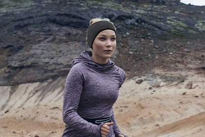 Ear Warmer Running Headband - Grey