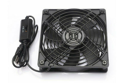 USB Cooling Fan with Speed Controller for Computer Case PC CPU Case DC 5V Office Use-Fans drag in two