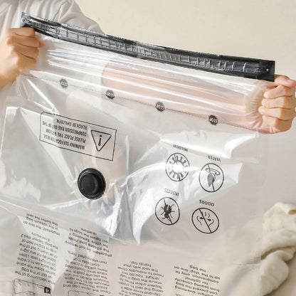 12Pcs Travel Clothing Vacuum Storage Bags Set with Rechargeable Electric Pump for Luggage