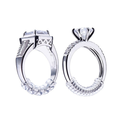 12 Piece Clear Ring Size Adjusters for Loose Rings
