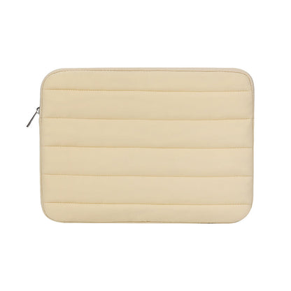 Carrying Case for 12.9-13.3 Inch Laptop Puffy MacBook Sleeve Apricot