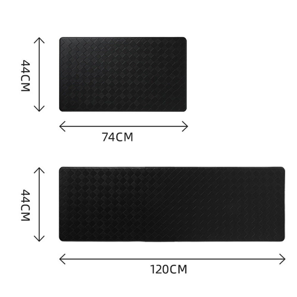 Kitchen Mat Waterproof Floor Mat - Black