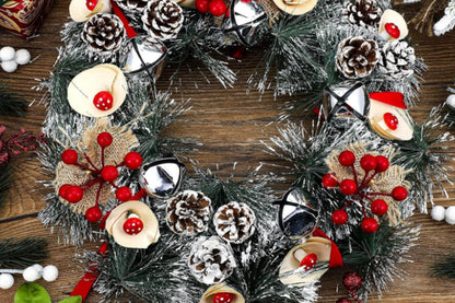 20Pcs Christmas Believe Bell Ornaments Silver Santa Sleigh Bell