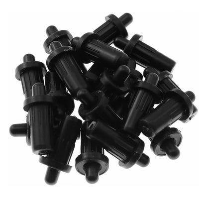 50 Pieces Plastic Spring Pivot Pins for Plantation Shutters - Black