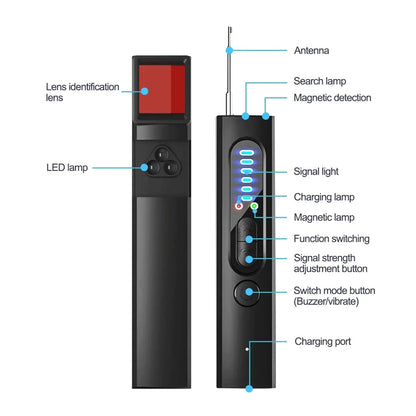 Hidden Camera Detector Anti Spy Signal Scanner GPS Tracker Detector for Home Office Hotel