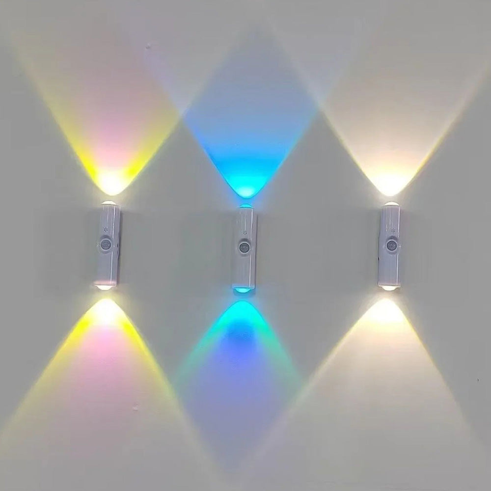8 Pack RGB Motion Sensor Night Light