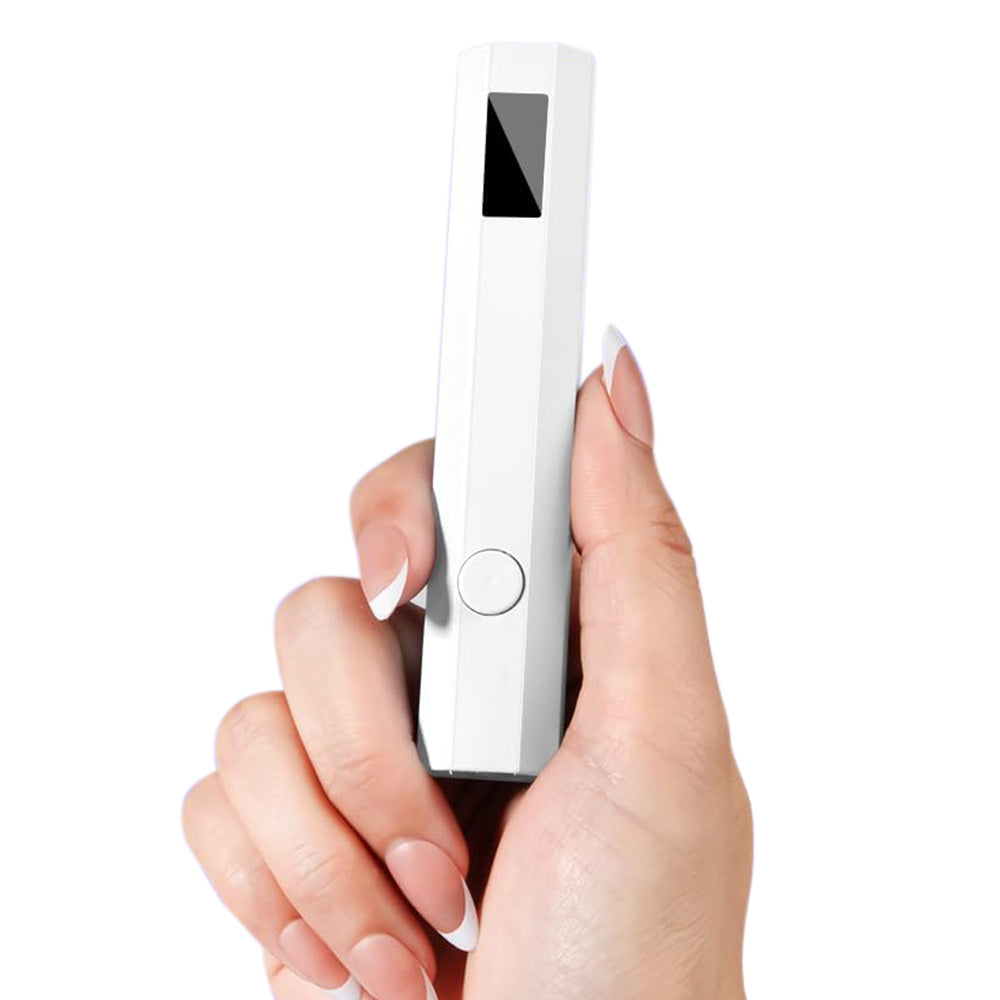 Handheld UV Nail Lamp ¨C Portable Gel Nail Dryer for Home and Salon Use White