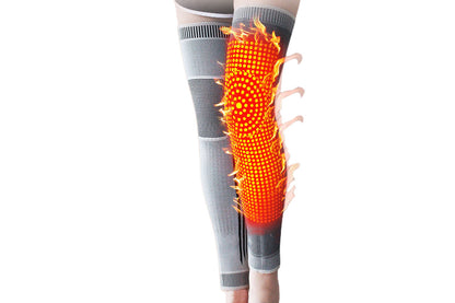 One Pair Of Winter Heating Knee Braces Warm Knee Sleeves Support For Knee Injury