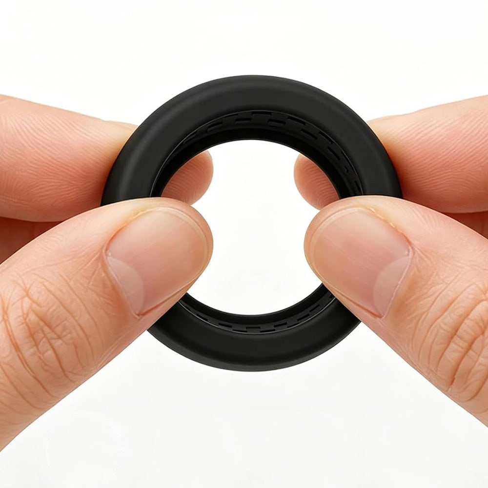 2Piece Ring Covers Compatible with Oura Ring 5-Black
