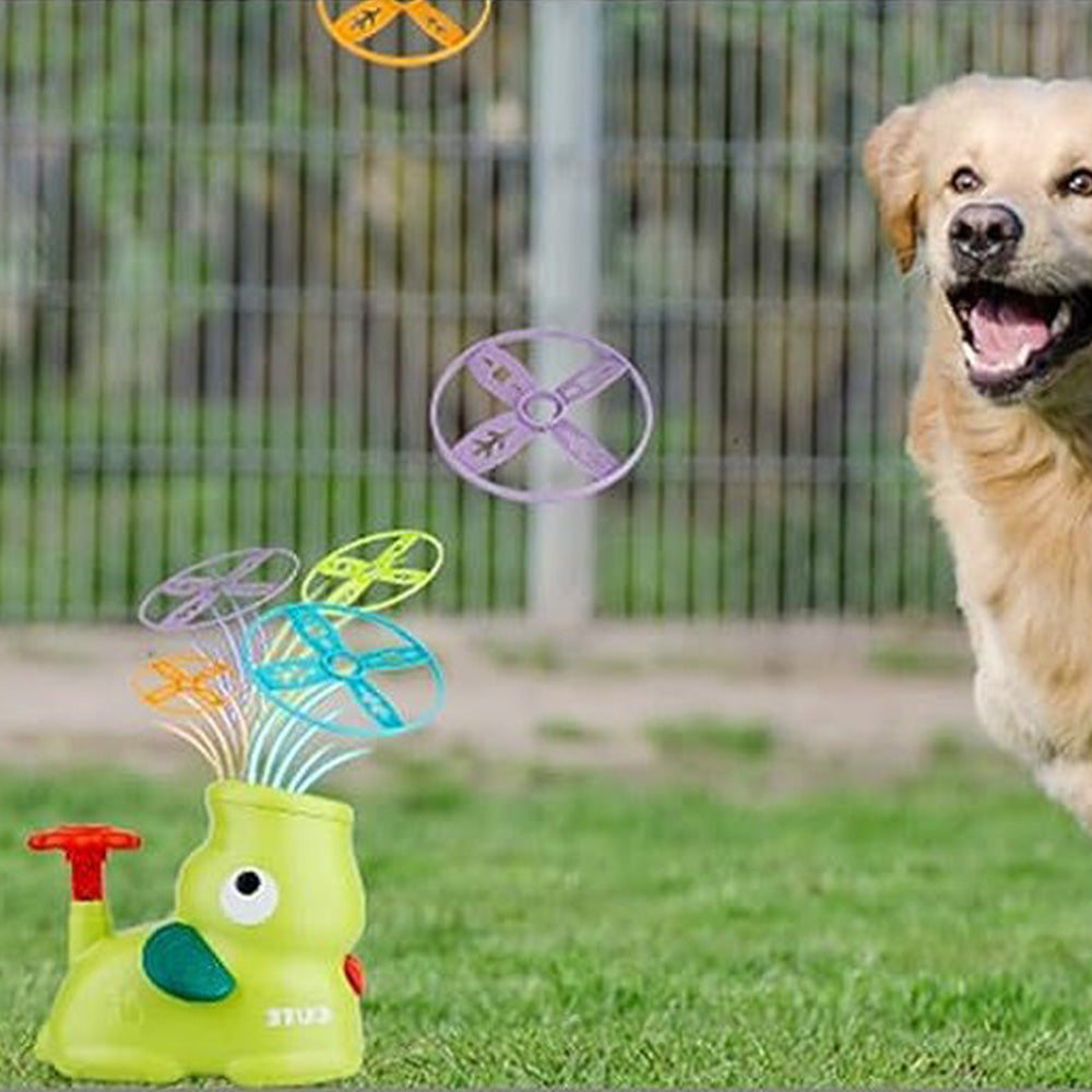 Outdoor Flying Disc Launcher Game Toys for Kids Outdoor Summer Toys
