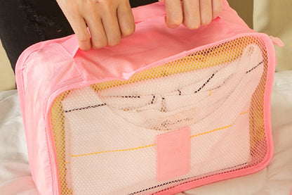 Luggage Packing Organizers Packing Cubes Set for Travel-Pink
