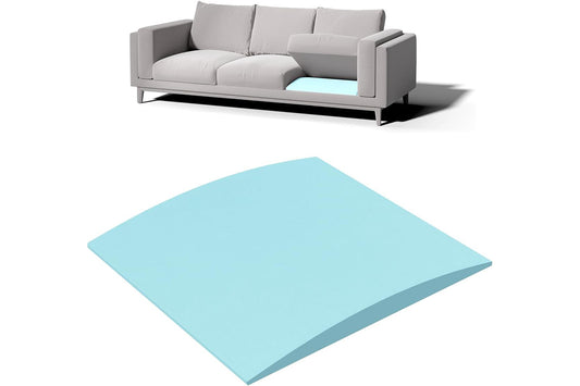 Couch Cushion Support Sagging Seat Curved Foam Sofa Cushion Supporter -Blue