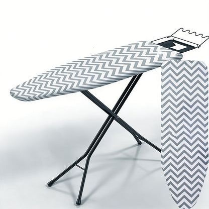 Heat Retaining Felt Ironing Board Cover Easy Fitted Elastic Edge-Waves