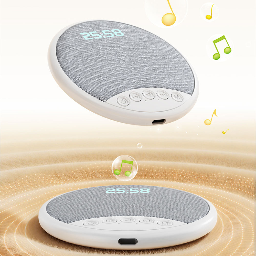 White Noise Machine Bluetooth 5.4 Pillow Speaker for Sleeping Travel