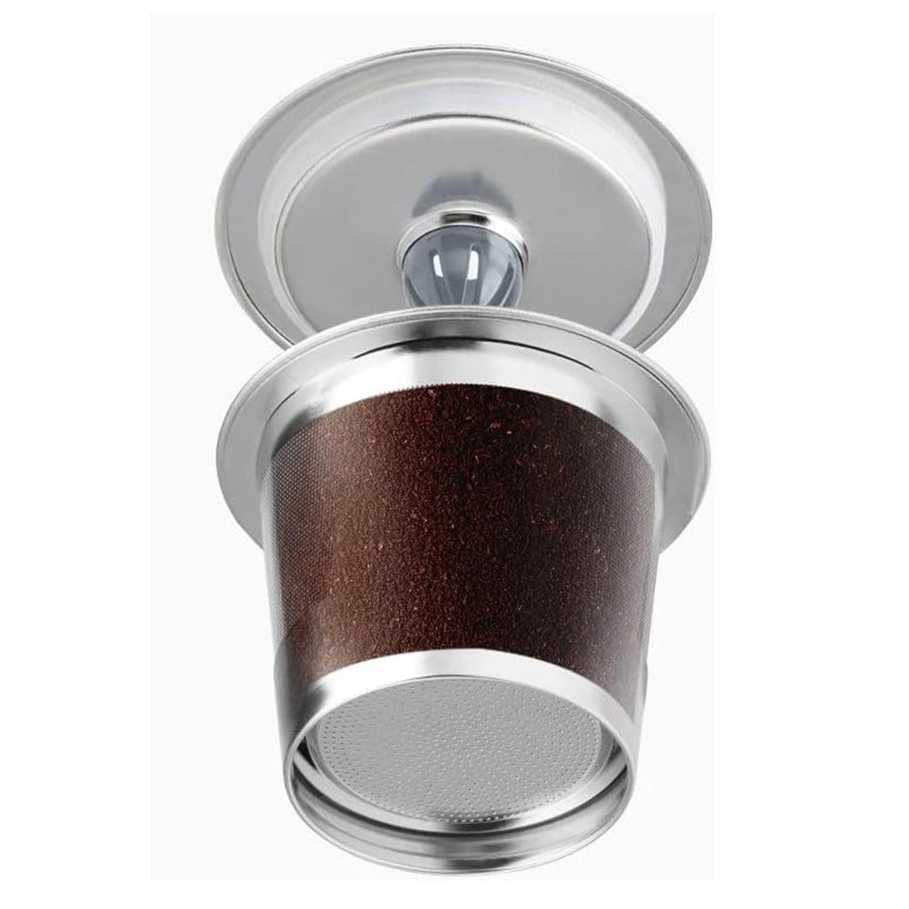2 PCS Stainless Steel Coffee Filter Pods Compatible With Keurig 1.0 2.0 Reusable K Cups