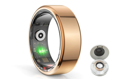 Smart Health Ring Heart Rate Blood Oxygen Sleep Tracker Gold
