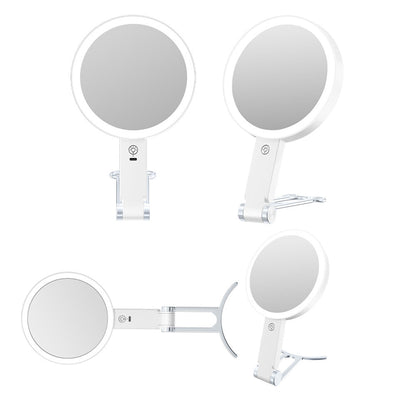 Double Sided Makeup Mirror with Adjustable LED Light 1X/30X Magnifying Vanity Mirror