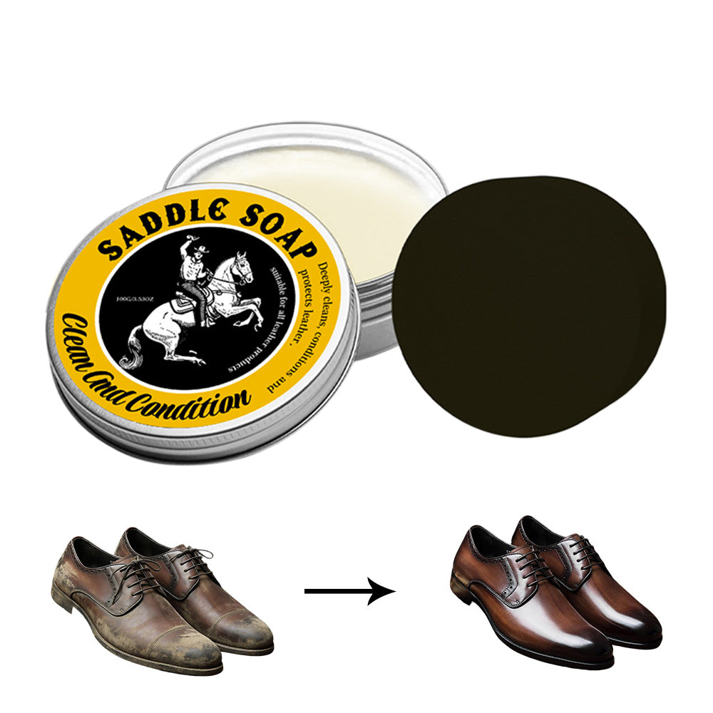 Leather Boot Care Kit Saddle Soap Furniture Salve for Leather Furniture Repair Tool