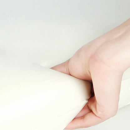 Leg Knee Pillow Memory Foam Knee Support Cushion with Washable Cover for Side Sleeper-White