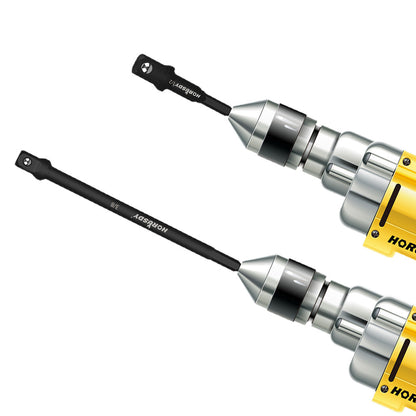 6Pc Set Drill Socket Adaptors Heavy Duty Impact Driver Long Short 1/2 inch 1/4 inch 3/8 inch